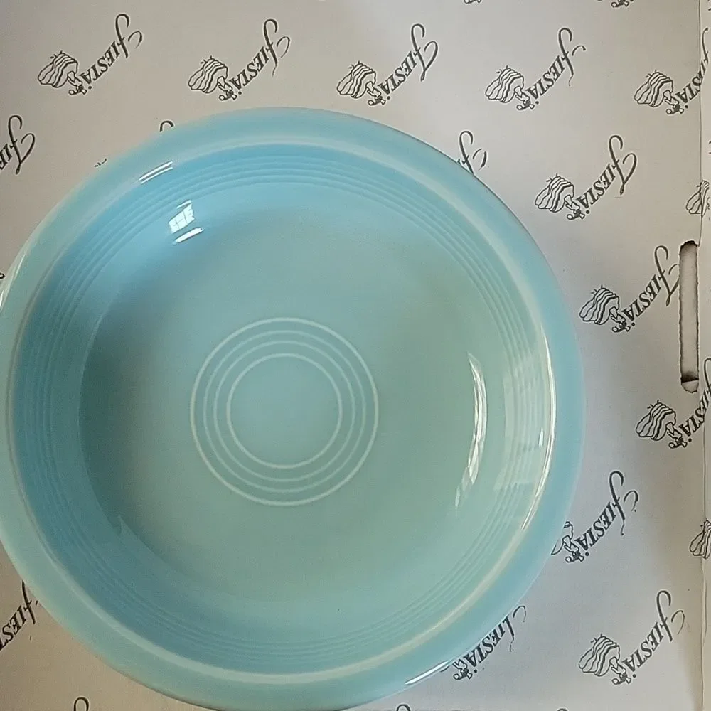 Fiestaware FIESTA CLASSIC RIM CEREAL Bowl CERAMIC DISH 19 OZ Sky Blue
